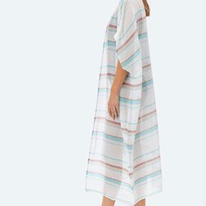 BNWT Love Stitch Multi Color Stripe Kimono Cover Up